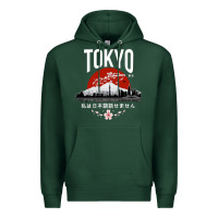 Sports Green tokyo Premium Hoodie - artisFamous