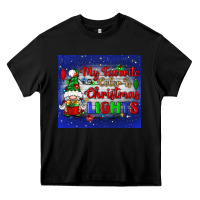 Black my favorite color is Christmas lights Heavy Core Tee - BundleAndBundleShop
