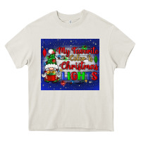 Cream my favorite color is Christmas lights Heavy Core Tee - BundleAndBundleShop