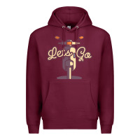 Burgundy vespa Premium Hoodie - artisFamous