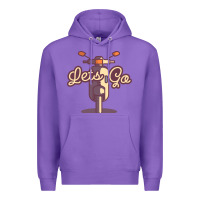 Purple vespa Premium Hoodie - artisFamous