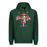 Sports Green vespa Premium Hoodie - artisFamous