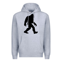 Heather Grey bigfoot in black design Premium Hoodie - artisFamous