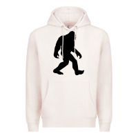 Pale Pink bigfoot in black design Premium Hoodie - artisFamous