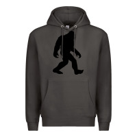 Smoke bigfoot in black design Premium Hoodie - artisFamous
