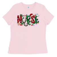 Bubblegum Pink nurse christmas Ladies Tee - RacoonDesign