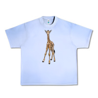 Grape Ice baby giraffe Urban Heavy Tee - LillyAllenDesigns