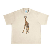 Sandshell baby giraffe Urban Heavy Tee - LillyAllenDesigns