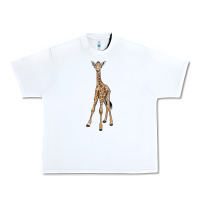 White baby giraffe Urban Heavy Tee - LillyAllenDesigns