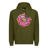 Army Green DONUT Premium Hoodie - artisFamous
