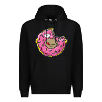 Black DONUT Premium Hoodie - artisFamous
