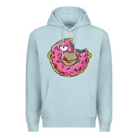 Blue Mist DONUT Premium Hoodie - artisFamous
