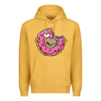 Mustard DONUT Premium Hoodie - artisFamous