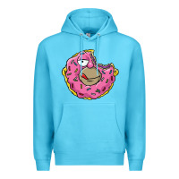 Ocean Blue DONUT Premium Hoodie - artisFamous