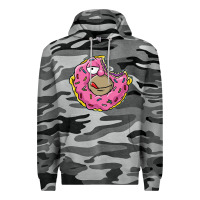 Slate Camo DONUT Premium Hoodie - artisFamous