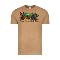 Vintage Camel peace love sloth bear Vintage Tee - LillyAllenDesigns