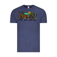 Vintage Denim peace love sloth bear Vintage Tee - LillyAllenDesigns
