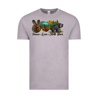 Vintage Zinc peace love sloth bear Vintage Tee - LillyAllenDesigns
