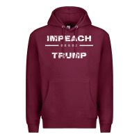 Burgundy impeach trump Premium Hoodie - artisFamous