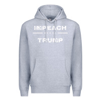 Heather Grey impeach trump Premium Hoodie - artisFamous