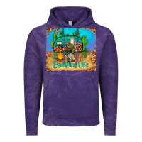 Cloud Purple camping life tumbler Vintage Hoodie - BarkalooDesign