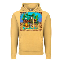 Vintage Mustard camping life tumbler Vintage Hoodie - BarkalooDesign