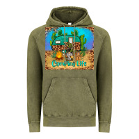Vintage Olive camping life tumbler Vintage Hoodie - BarkalooDesign