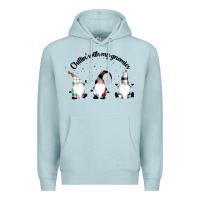 Blue Mist chillin' with my gnomies for light Premium Hoodie - artisFamous