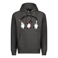 Charcoal Heather chillin' with my gnomies for light Premium Hoodie - artisFamous