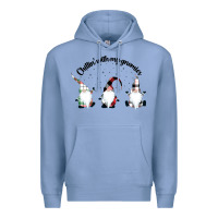 Colony Blue chillin' with my gnomies for light Premium Hoodie - artisFamous