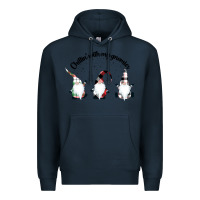 Navy chillin' with my gnomies for light Premium Hoodie - artisFamous