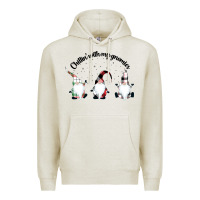 Oatmeal Heather chillin' with my gnomies for light Premium Hoodie - artisFamous