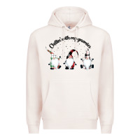 Pale Pink chillin' with my gnomies for light Premium Hoodie - artisFamous