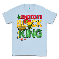 Dusty Blue juneteenth black king Classic Tee - BarkalooDesign