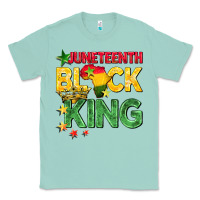 Seafoam juneteenth black king Classic Tee - BarkalooDesign
