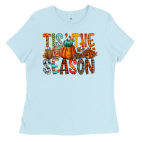 Baby Blue tis the season Ladies Tee - RacoonDesign
