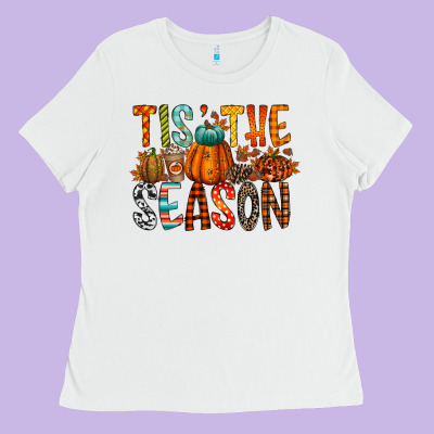 Tis The Season Ladies Tee Designed By Racoondesign
