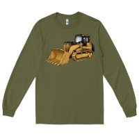 Army Green bulldozer Long Sleeve Tee - Artiststas