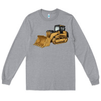 Heather Grey bulldozer Long Sleeve Tee - Artiststas