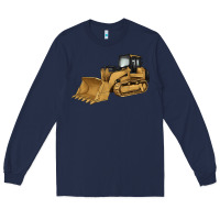 Navy bulldozer Long Sleeve Tee - Artiststas