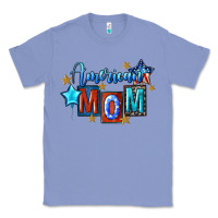 Colony Blue American mom Mother's Day Classic Tee - FaDigitalArtStudio