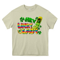 Mossy Hey lucky lady flip phone Heavy Core Tee - FaDigitalArtStudio
