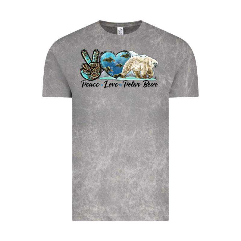 Peace Love Polar Bear Vintage Tee by LillyAllenDesigns | Teevron