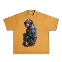Peanut Butter Chimpanzee Illustrations Urban Heavy Tee - LillyAllenDesigns