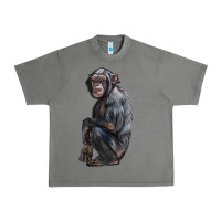 Tornado Chimpanzee Illustrations Urban Heavy Tee - LillyAllenDesigns