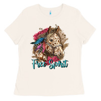 Bone free spirit appaloosa horse Ladies Tee - LillyAllenDesigns