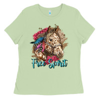 Matcha free spirit appaloosa horse Ladies Tee - LillyAllenDesigns