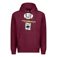 Burgundy sponge bob Premium Hoodie - artisFamous