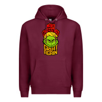 Burgundy Maga Christmas Edition Premium Hoodie - artisFamous