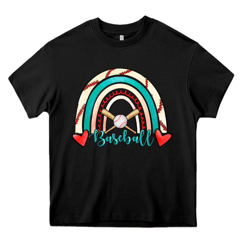 Baseball Rainbow Heavy Core Tee by RanaPortraitStore | Teevron